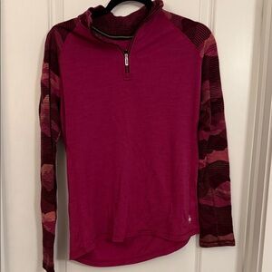 Smartwool Pink and Burgundy Ski Jacket